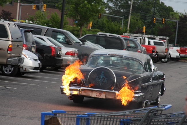 Impala barfing fire!